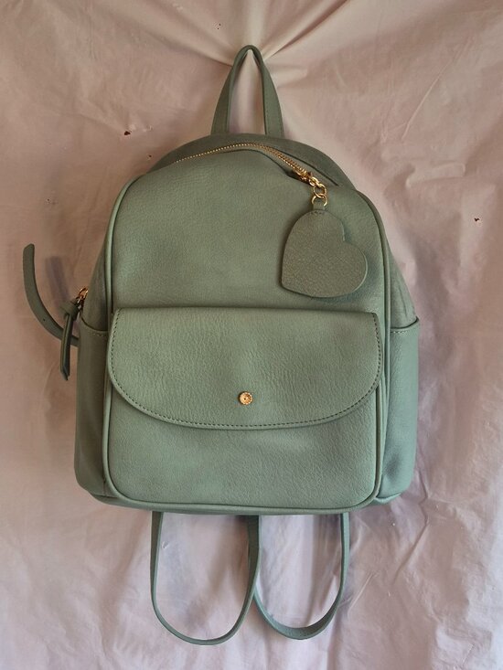 LC Lauren Conrad Handbags - Lauren Conrad LC Faux Leather Mint Green Mini Backpack Purse